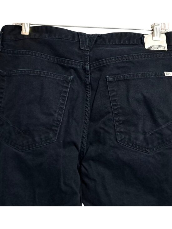 Y2K Vans Johhny Layton Pants Mens Size 32 Off The Wall Chino Straight Leg Black - Picture 6 of 10